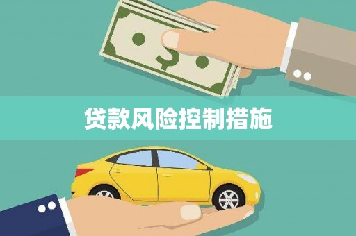 民权贷款风险控制措施