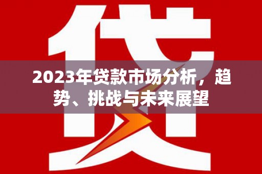 民权2023年贷款市场分析，趋势、挑战与未来展望
