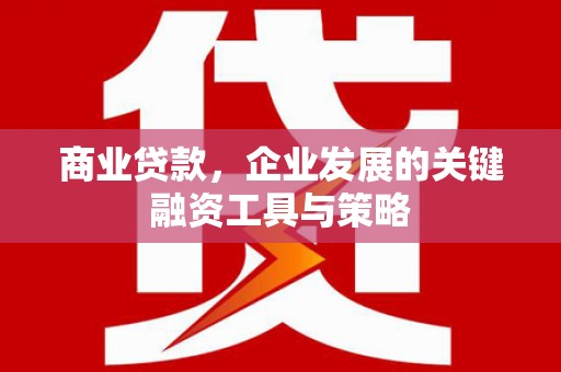 民权商业贷款，企业发展的关键融资工具与策略