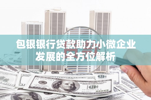 民权包银银行贷款助力小微企业发展的全方位解析