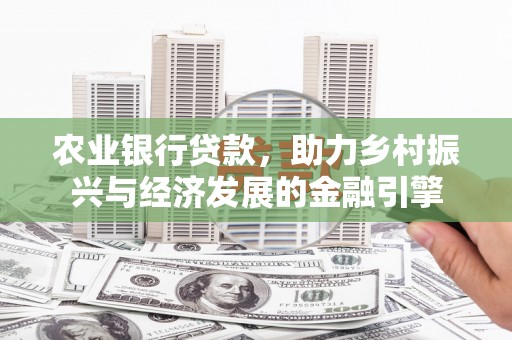 民权农业银行贷款，助力乡村振兴与经济发展的金融引擎