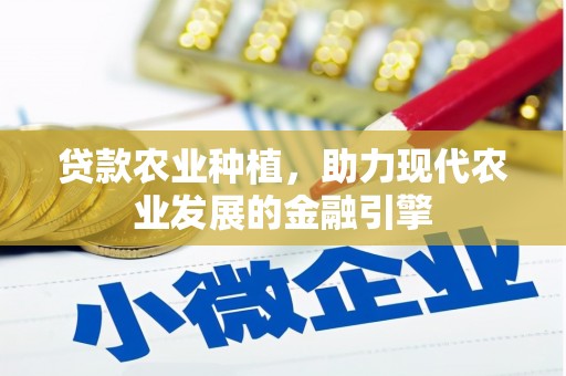 民权贷款农业种植，助力现代农业发展的金融引擎