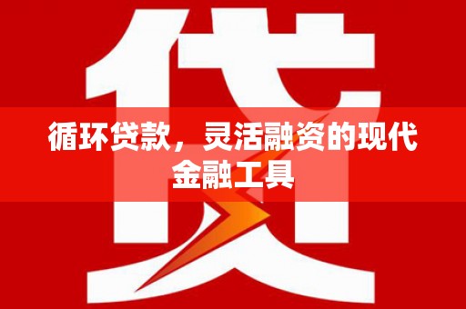 民权循环贷款，灵活融资的现代金融工具