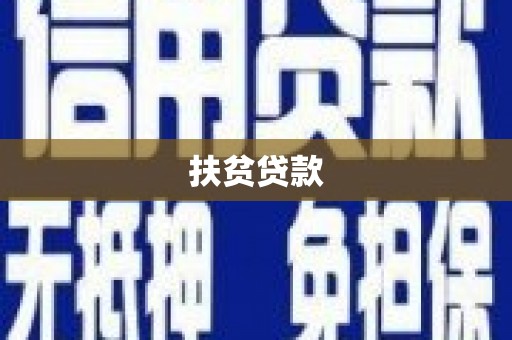 民权扶贫贷款