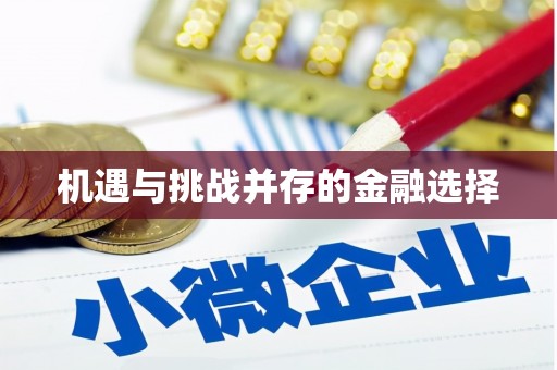 民权机遇与挑战并存的金融选择