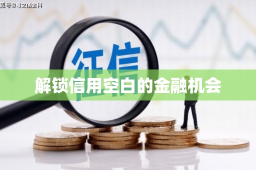 民权解锁信用空白的金融机会